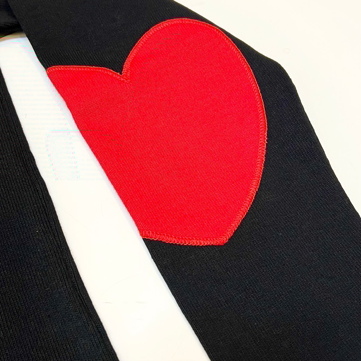 SAINT JAMES ウェッソン［ハートエルボーパッチ］ NOIR［黒（赤）］ ウェッソン［ハートエルボーパッチ］［黒(赤）］：セントジェームス