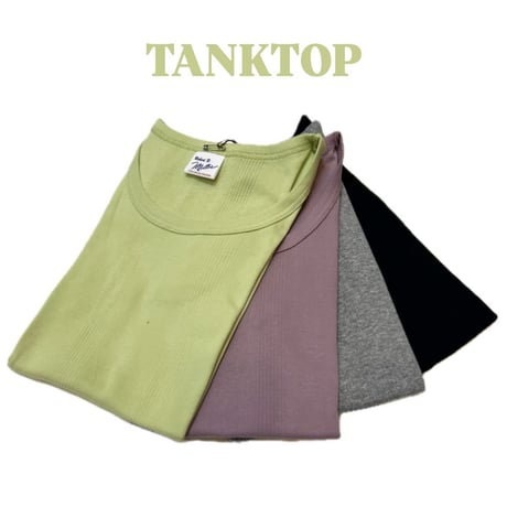 Robert P.Miller ロバート・ピー・ミラー［Panel ribbed tank top］