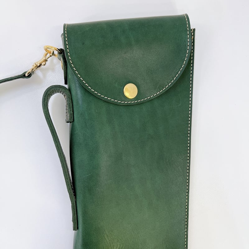 譜面台ケース 高級姫路レザー製【グリーン】 | イストファクトリー