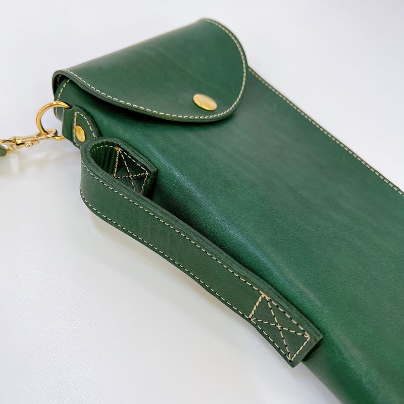 譜面台ケース 高級姫路レザー製【グリーン】 | イストファクトリー