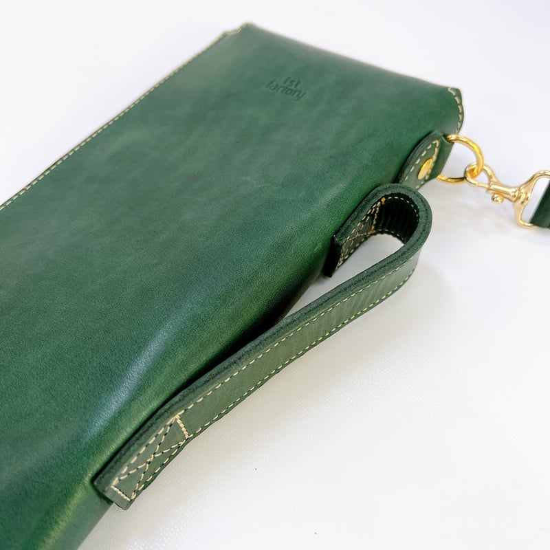 譜面台ケース 高級姫路レザー製【グリーン】 | イストファクトリー