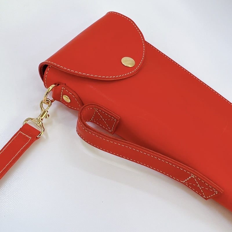 譜面台,リードケース 新品未使用 譜面台ケース 高級姫路レザー製【レッド】 | イストファクトリー