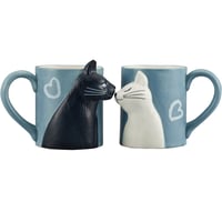 猫柄マグカップ　2カップセット　猫グッズ　猫アイテム
