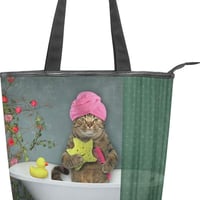 猫バック　ショルダーバック　猫プリント　猫グッズ