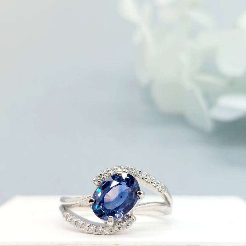 Ptバイオレットサファイアリング | harmona.jewelry Ptバイオレットサファイアリング | harmona.jewelry