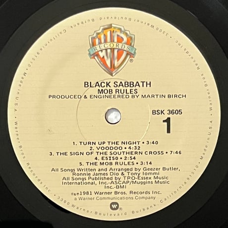 Black Sabbath - Mob Rules