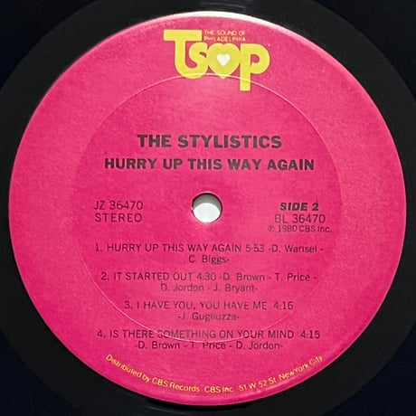 The Stylistics - Hurry Up This Way Again