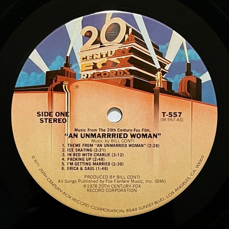Bill Conti - Music From An Unmarried Woman