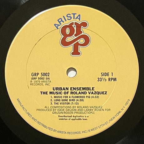 Urban Ensemble - The Music Of Roland Vazquez