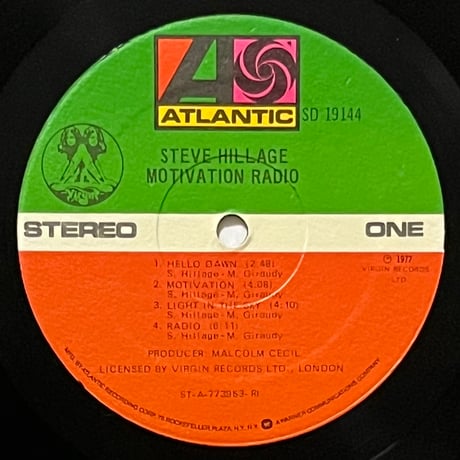 Steve Hillage - Motivation Radio