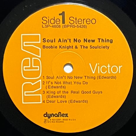 Boobie Knight & The Soulciety - Soul Ain't No New Thing