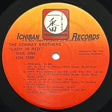 The Conway Brothers - Lady In Red