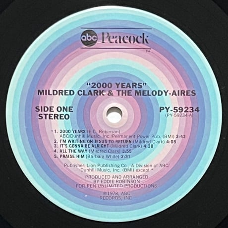 Mildred Clark And The Melody Aires - 2000 Years