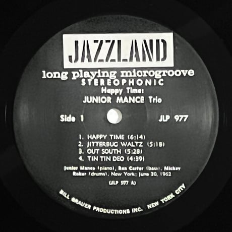 Junior Mance Trio - Happy Time
