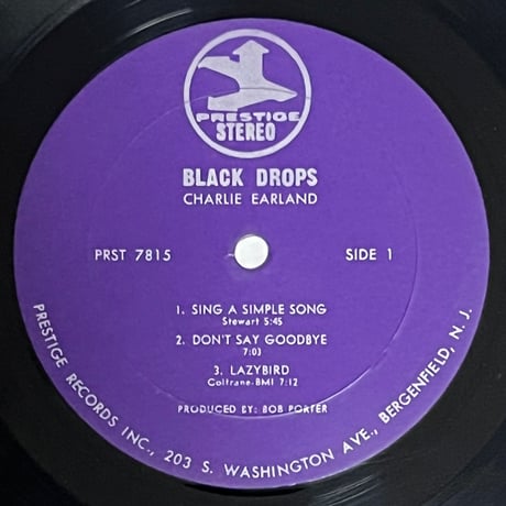 Charlie Earland - Black Drops