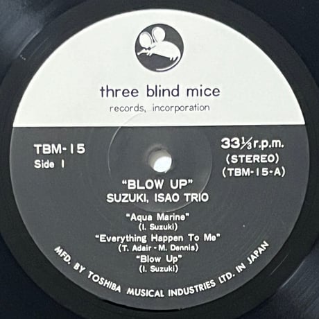 鈴木勲 (Isao Suzuki) Trio/Quartet - Blow Up