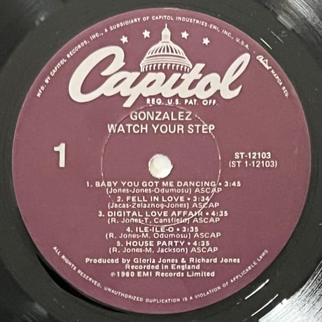 Gonzalez - Watch Your Step