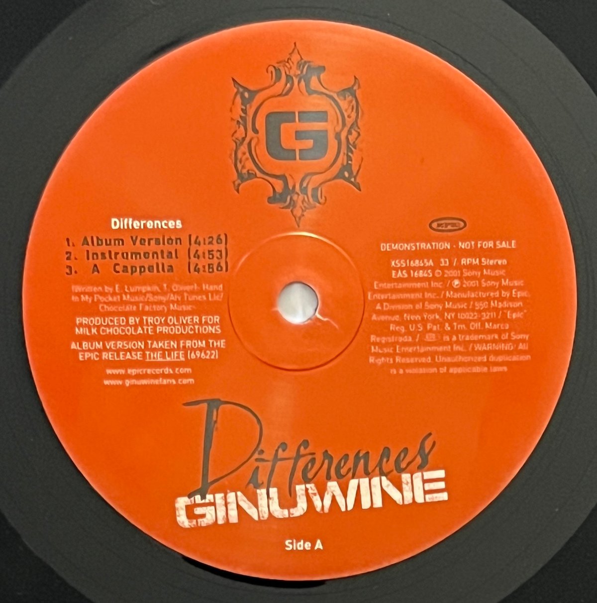 GINUWINE - Differences | Fruit Roll Records