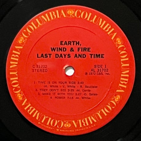 Earth, Wind & Fire - Last Days And Time