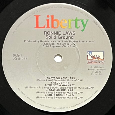 Ronnie Laws - Solid Ground
