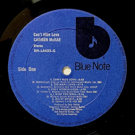 Carmen McRae - Can’t Hide Love