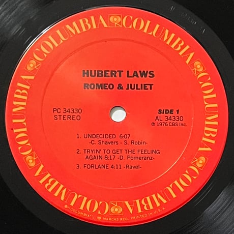 Hubert Laws - Romeo & Juliet