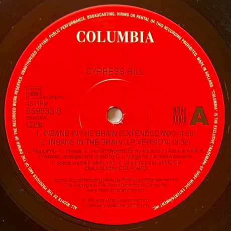 Cypress Hill - Insane In The Brain / When The Ship Goes Down