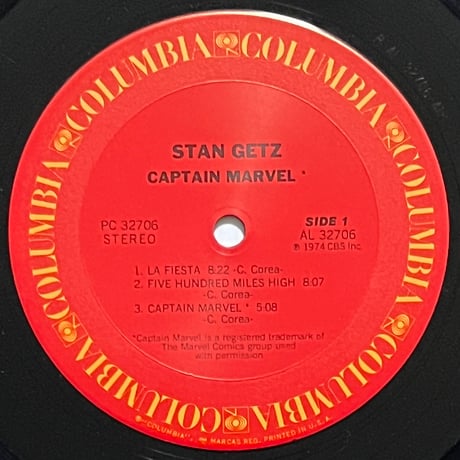 Stan Getz - Captain Marvel