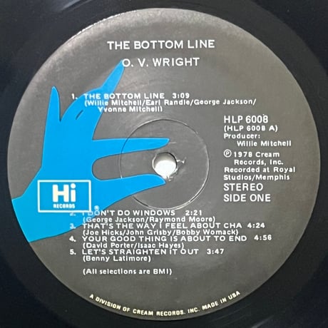 O.V. Wright - The Bottom Line