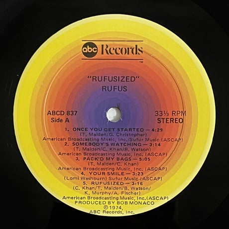 Rufus Featuring Chaka Khan - Rufusized