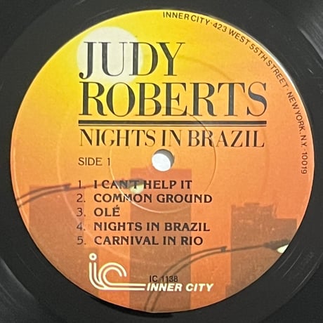 Judy Roberts - Nights In Brazil