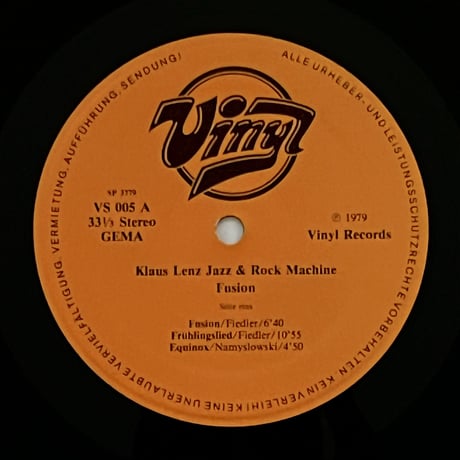 Klaus Lenz Jazz & Rock Machine - Fusion