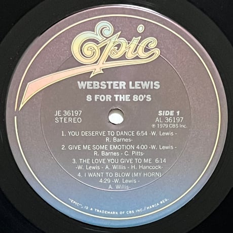 Webster Lewis - 8 For The 80's