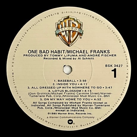 Michael Franks - One Bad Habit