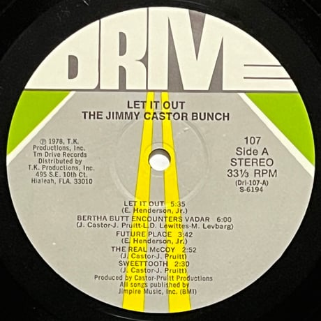 The Jimmy Castor Bunch - Let It Out