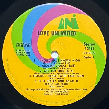 Love Unlimited - From A Girl's Point Of View We Give To You... Love Unlimited