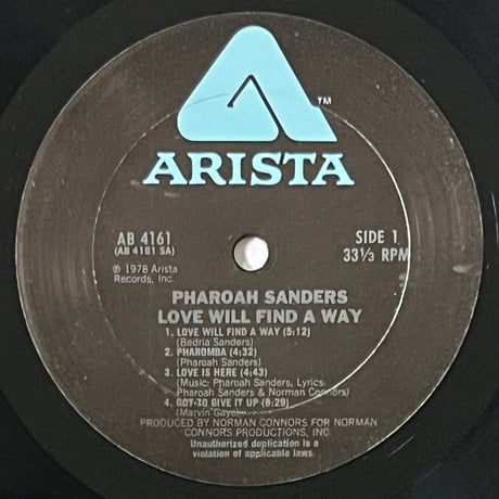 Pharoah Sanders - Love Will Find A Way