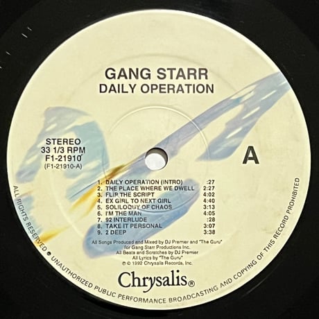 Gang Starr - Daily Operation