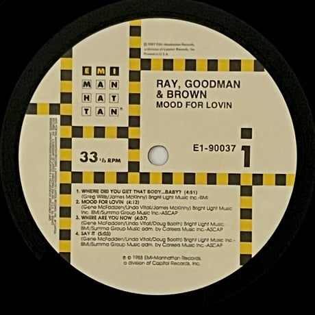 Ray, Goodman & Brown Introducing Grey Willis - Mood For Lovin’