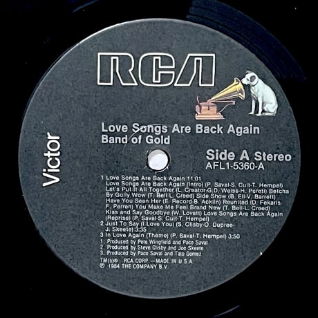 Band Of Gold - Love Songs Are Back Again