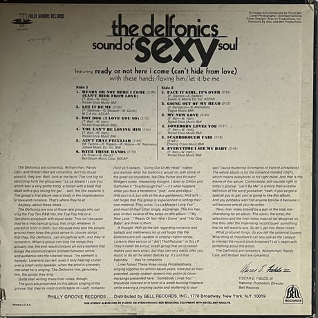 The Delfonics - Sound Of Sexy Soul