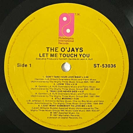 The O’Jays - Let Me Touch You