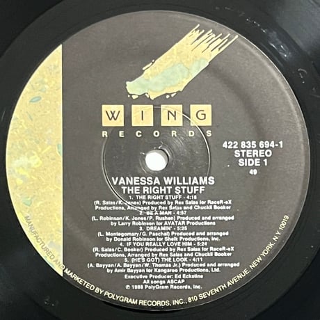 Vanessa Williams - The Right Stuff