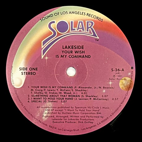 Lakeside - Your Wish Is My Command