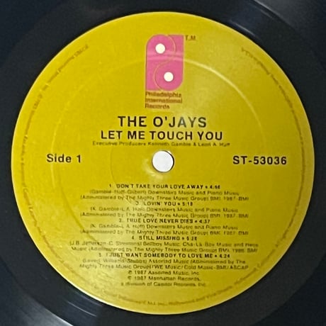 The O’Jays - Let Me Touch You