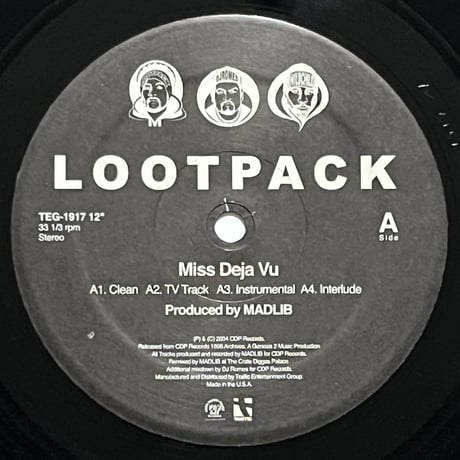 Lootpack - Miss Deja Vu / I Come Real With This / I Declare War