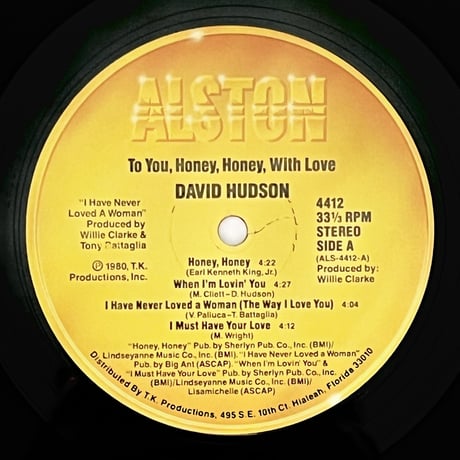 David Hudson - To You Honey, Honey With Love