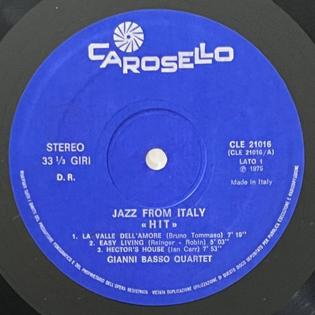 Gianni Basso Quartet  - Hit