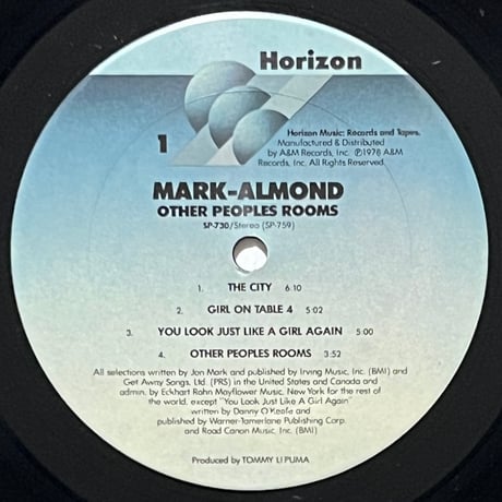Mark- Almond - Other Peoples Rooms