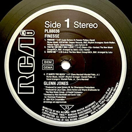 Glenn Jones - Finesse